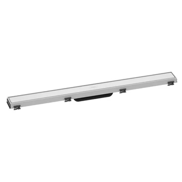 Hansgrohe RainDrain Match zuhanylefolyó színkészlet 90 cm, állítható magasságú keret, matt fehér