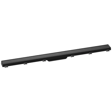 Hansgrohe RainDrain Match zuhanylefolyó színkészlet 100 cm, állítható magasságú keret, fekete