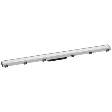 Hansgrohe RainDrain Match zuhanylefolyó színkészlet 120 cm, állítható magasságú keret, matt fehér