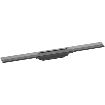 Hansgrohe RainDrain Flex zuhanylefolyó színkészlet 70 cm, formára vágható, szálcsiszolt fekete