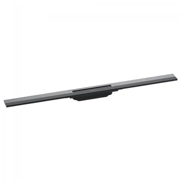 Hansgrohe RainDrain Flex zuhanylefolyó színkészlet 90 cm, formára vágható, szálcsiszolt fekete
