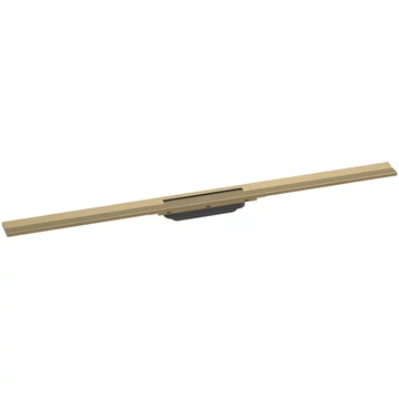 Hansgrohe RainDrain Flex zuhanylefolyó színkészlet 100 cm, formára vágható, szálcsiszolt bronz