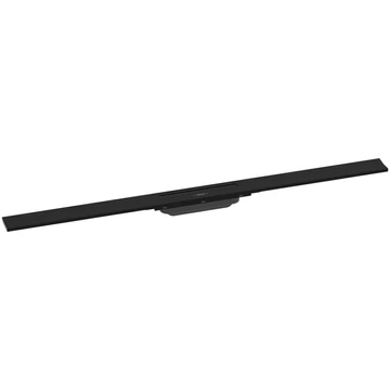Hansgrohe RainDrain Flex zuhanylefolyó színkészlet 100 cm, formára vágható, matt fekete