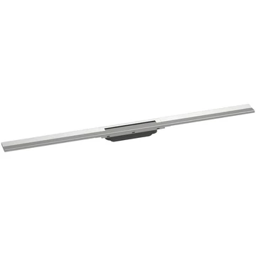 Hansgrohe RainDrain Flex zuhanylefolyó színkészlet 100 cm, formára vágható, rozsdamentes acél hatású