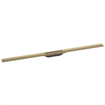 Hansgrohe RainDrain Flex zuhanylefolyó színkészlet 120 cm, formára vágható, szálcsiszolt bronz