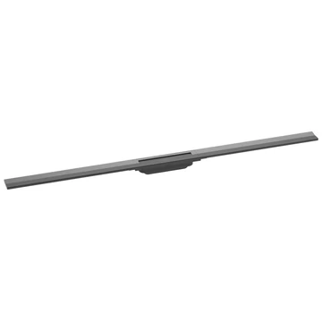 Hansgrohe RainDrain Flex zuhanylefolyó színkészlet 120 cm, formára vágható, szálcsiszolt fekete