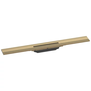Hansgrohe RainDrain Flex zuhanylefolyó színkészlet 70 cm, formára vágható, fali, szálcsiszolt bronz