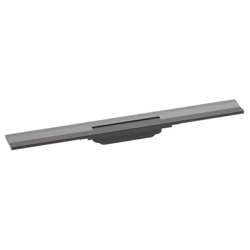 Hansgrohe RainDrain Flex zuhanylefolyó színkészlet 70 cm, formára vágható, fali, szálcsiszolt fekete