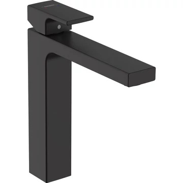 Hansgrohe Vernis Shape egykaros mosdócsaptelep 190, automata lefolyógarnitúrával, matt fekete