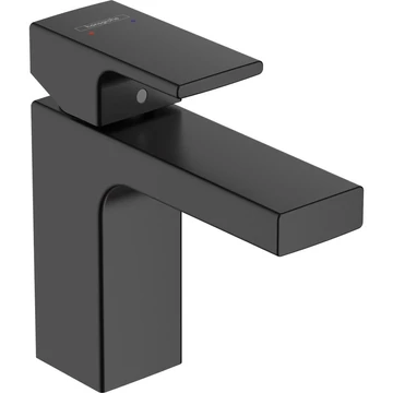 Hansgrohe Vernis Shape egykaros mosdócsaptelep 100, lefolyógarnitúra nélkül, matt fekete
