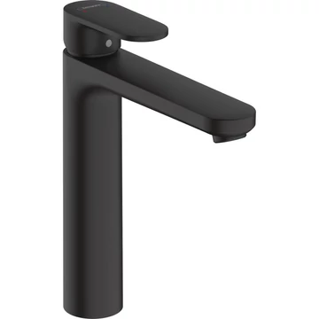 Hansgrohe Vernis Blend egykaros mosdócsaptelep 190, automata lefolyógarnitúra nélkül, matt fekete