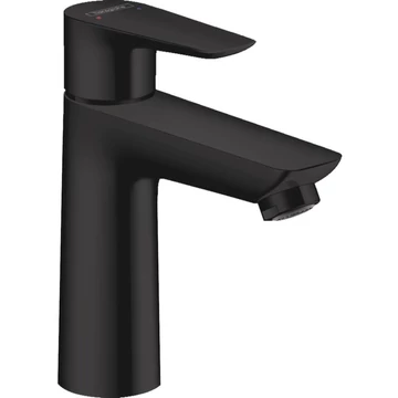 Hansgrohe Talis E egykaros mosdócsaptelep 110 automata lefolyógarnitúrával matt fekete
