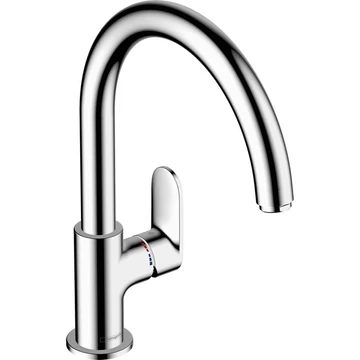 Hansgrohe Vernis Blend egykaros konyhai csaptelep 210, elforgatható kifolyóval