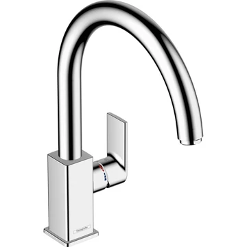 Hansgrohe Vernis Shape egykaros konyhai csaptelep 260, elforgatható kifolyóval