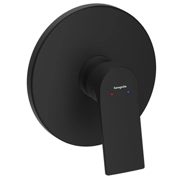 Hansgrohe Zebris zuhanycsaptelep falsík alatti szereléshez - iBox alaptesthez, matt fekete