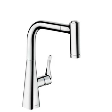Hansgrohe Metris M71 konyhai csaptelep 220 kihúzható kifolyó (M7116), króm