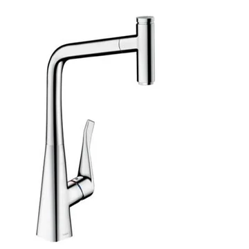Hansgrohe Metris Select M71 konyhai csaptelep 320 kihúzható kifolyó (M7115), króm