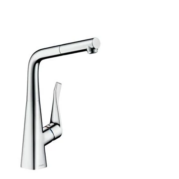 Hansgrohe Metris M71 konyhai csaptelep 320 kihúzható kifolyó (M7114), króm