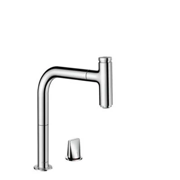 Hansgrohe Metris Select M71 ECO 2-lyukú konyhai csaptelep 200 (M7119), króm