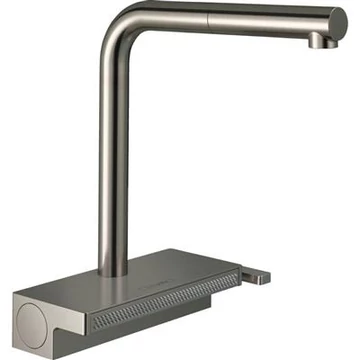 Hansgrohe Aquno Select M81 konyhai csaptelep 250 2jet, kihúzható kifolyó, sBox, rm. acél hatású