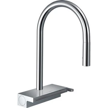 Hansgrohe Aquno Select M81 konyhai csaptelep 170 3jet, kihúzható kifolyó, sBox, króm