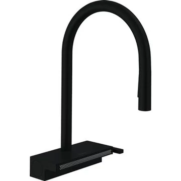 Hansgrohe Aquno Select M81 konyhai csaptelep 170 3jet, kihúzható kifolyó, sBox, matt fekete