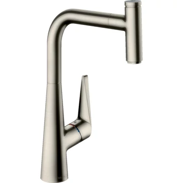 Hansgrohe Talis Select M51 konyhai csaptelep 300 kihúzható kifolyó (M5115), rm. acél hatású