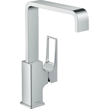 Hansgrohe Metropol mosdócsaptelep 230 hosszított kifolyó loop fogantyúval Push-Open lefolyóval