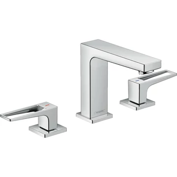 Hansgrohe Metropol 3-lyukú mosdócsaptelep 110 Push-Open loop fogantyúval