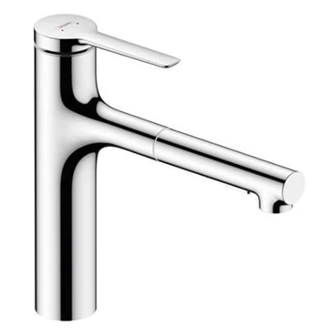 Hansgrohe Zesis M33 konyhai csaptelep 160, kihúzható kifolyó, 2jet