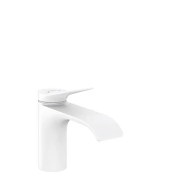 Hansgrohe Vivenis egykaros mosdócsaptelep 80, automata lefolyógarnitúra, matt fehér