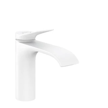 Hansgrohe Vivenis egykaros mosdócsaptelep 110, automata lefolyógarnitúra, matt fehér