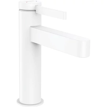 Hansgrohe Finoris mosdócsaptelep 110, push-open lefolyógarnitúra, matt fehér