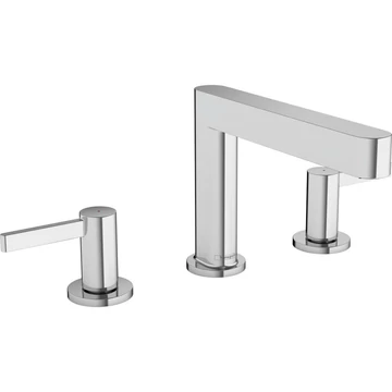 Hansgrohe Finoris 3 lyukú mosdócsaptelep 110, push-open lefolyógarnitúra