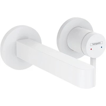 Hansgrohe Finoris mosdócsaptelep falsík alatti szereléshez, 16,8 cm-es kifolyó, matt fehér