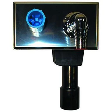 HL-405 mosógépszifon falba ép. vízcsatl.