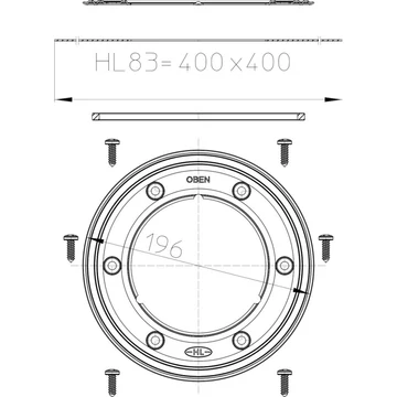 HL-83 szigetelő készlet EPDM fóliával