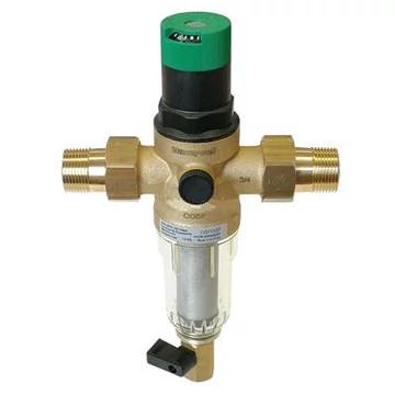 Honeywell ivóvíz szűrő+nyomásszabályozó MiniPlus 3/4" réz szűrőcsésze PN16 max 40°C kvs=2,9