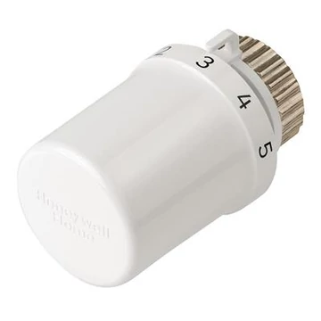 Honeywell termosztatikus szelepfej Thera-6 , fehér elzárható, folyadékos töltet, Danfoss csatl.