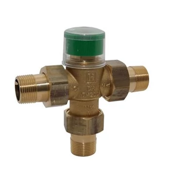 Honeywell termosztatikus keverőszelep HMV keverés forrázásvédelem 3/4" km 30-60°C max 90°C kvs=1,6