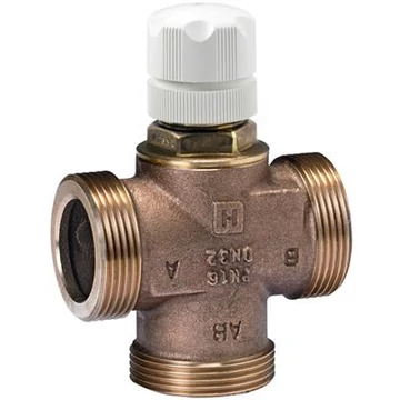 Honeywell 3 járatú keverő/osztószelep 1" km PN16 2…120°C kvs=5