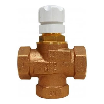 Honeywell 3 járatú keverő/osztószelep 3/4" bm PN16 2…120°C kvs=3,2   V135-3/4B