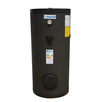 Install Watex indirekt tároló, 200liter, 1 hőcserélő (1 m2), PU szigetelessel