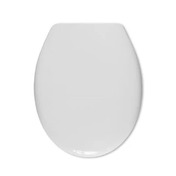 AquaRosa WC ülőke Corsica, műanyag zsanérral, fehér