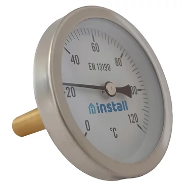 Install hőmérő 63-as 0-120°C 50mm