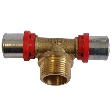 Install Alpex press T-idom KM 16-1/2 "-16