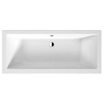 Jika Cubito Pure akril kád 170x75 cm, lábbal, középlefolyóval, fehér