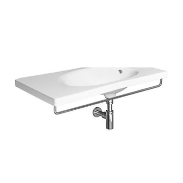 Jika Tigo törölközőtartó, mosdó elejére szerelhető, rozsdamentes acél, 80 cm - kifutó