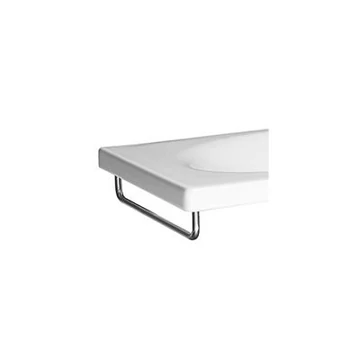 Jika Tigo törölközőtartó, mosdó oldalára szerelhető, jobbos/balos, rozsdamentes acél, 11 cm - kifutó
