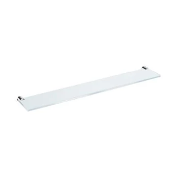 Jika Basic üveg polc, krómozott, matt üveg, 57 cm